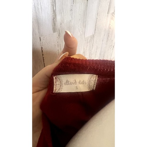 Altard State Damen Gr. Small Rot Langarm Pullover Sweater - Bild 3 von 8