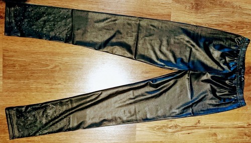 METAL OUR WORLD BLACK STUDDED LEGGINGS ONE SIZE UP TO LARGE - Picture 5 of 9