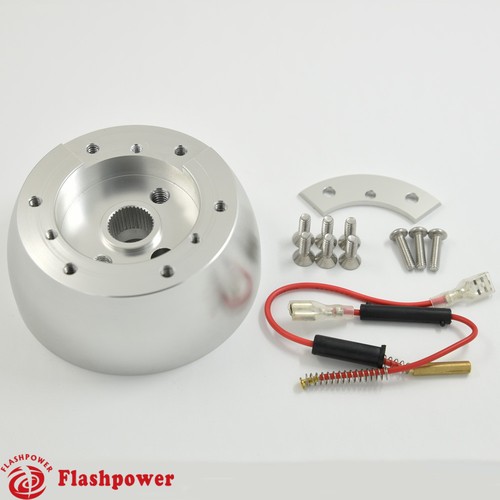 15" Flashpower GM Classic Leather Steering Wheel Original Restoration Muscle Car - Foto 3 di 4