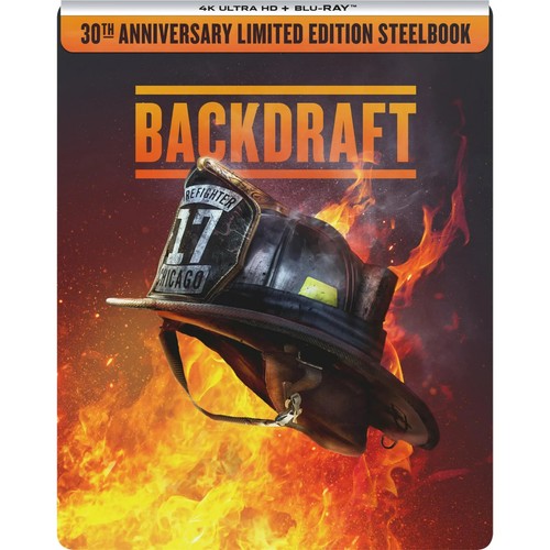Backdraft 4K STEELBOOK (New)/Bonus Bluray World Trade Center (Used) FIREFIGHTERS - Picture 7 of 10
