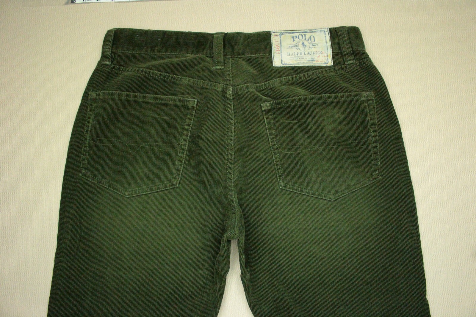 Polo Ralph Lauren 750 Boot Cut Pants Men's Size 32 X 32 Green Corduroy Polo Ralph Lauren 750 Boot Cut Pants Men's Size 32 X 32 Green Corduroy