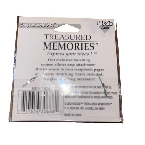 TREASURED MEMORIES SAY IT WITH WIRE ‘Hello’ WIRE WORD CELEBRATION WORD - Picture 2 of 4