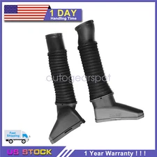 1Pair Left+Right Air Intake Hose Pipe For Mercedes Benz S550 S63 AMG 2015-2017