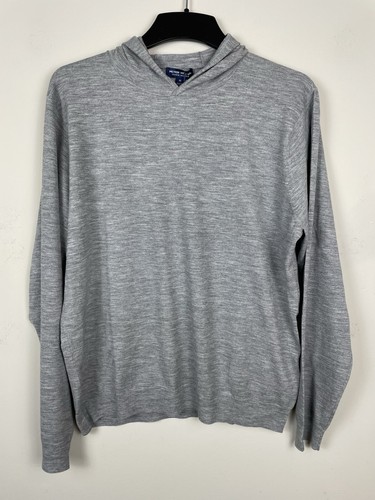 NEW Peter Millar Crown Crafted Excursionist Flex Popover Hoodie Gale Wool $325 - Picture 2 of 8