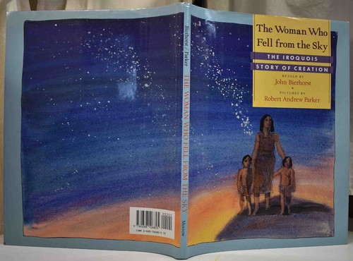 1993 JOHN BIERHORST WOMAN WHO FELL FROM SKY Iroquis Creation Story 1st Ed NF HCD - Picture 2 of 12