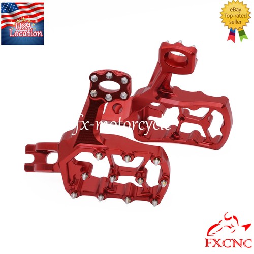 For Honda CRF450X CRF450R CRF250X CRF250R 2004-2022 Extended Footpeg Footrest - Picture 12 of 18