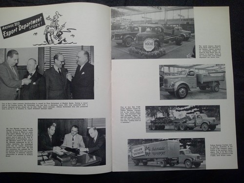 REO News Truck Brochure May 1952 16 pgs Original 8x11" REO 1951 Annual Report - Picture 4 of 4