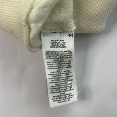 Polo by Ralph Lauren Girls' Cream and Pink Quilted Quarter-Zip Pullover XL 16 - Picture 6 of 6