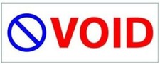 Void Multi Color Trodat self Ink Stock Stamp - 3/4" x 1-7/8"