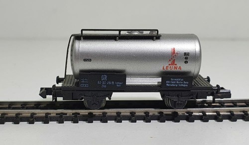 Piko N Kesselwagen "Leuna" DR silber gebraucht & OVP - Picture 1 of 5
