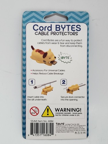 Tzumi Bytes Cable Protectors - Fits Modern Cellphone Cables - Frog / Turtle T15 - Picture 3 of 3