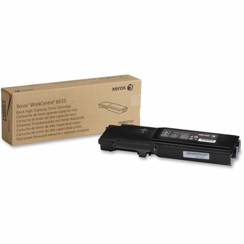 Original Xerox WorkCentre 106R02747 schwarze Tonerkassette, 12000 Seiten - Kapazität Original-Zubehör-Hersteller - Bild 1 von 1