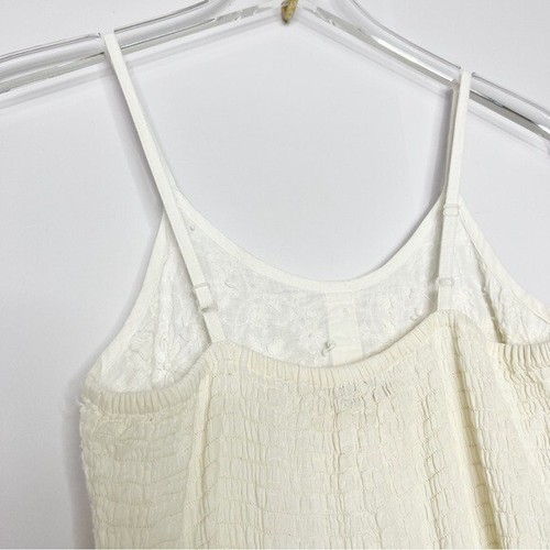 Roberta Freymann Vintage White Tiered Maxi Dress Sleeveless Embroidered Boho XS - Picture 4 of 8