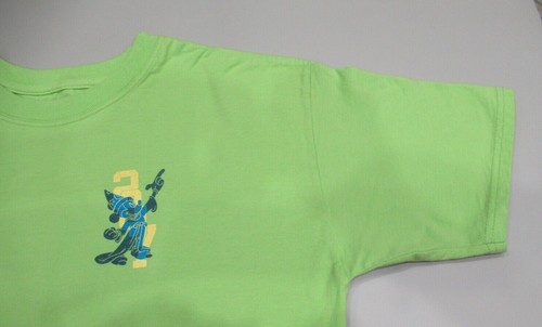 Disney Mickey Mouse shirt stars constellation 2017 youth xL green preowned - Picture 6 of 7