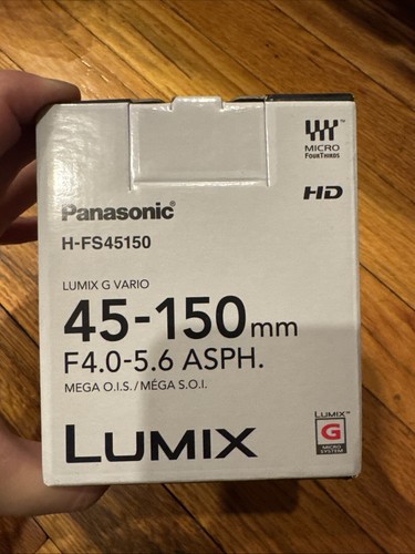 Panasonic Lumix G VARIO 45-150mm/F4.0-5.6 ASPH./MEGA O.I.S. Black H-FS45150-KA - Picture 5 of 5