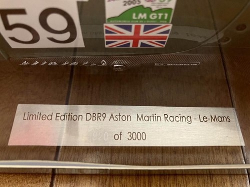 1/18 AUTOart Aston Martin DBR9 Green $59 w/ Box From Japan 80507A Model Car - Picture 7 of 7