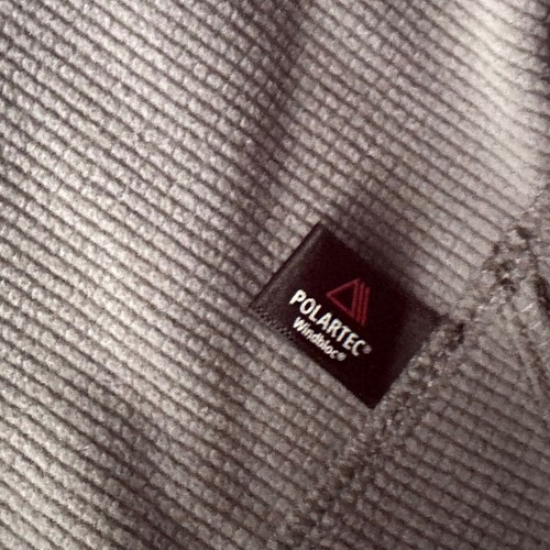 Patagonia Softshell Jacket Full Zip PWC Logo Polartec Gray Mens - Picture 15 of 17