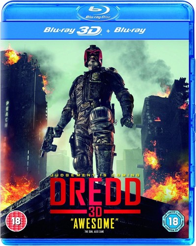 DREDD BLU-RAY 3D + BLU-RAY Pete Travis‎ Karl Urban Movie Film New Sealed UK R2 - Picture 2 of 2
