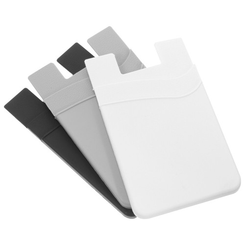 3 Pcs Back-mount Card Holder Adhesive Pockets Self-adhesive Phone Wallet - 第 10/12 張圖片