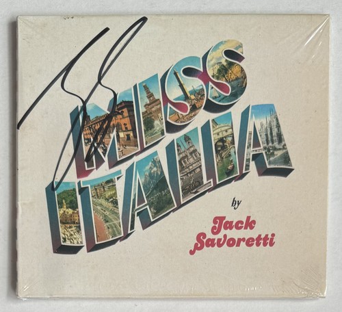 JACK SAVORETTI * MISS ITALIA * LIMITIERTE EDITION SIGNIERTE CD * BRANDNEU & M!