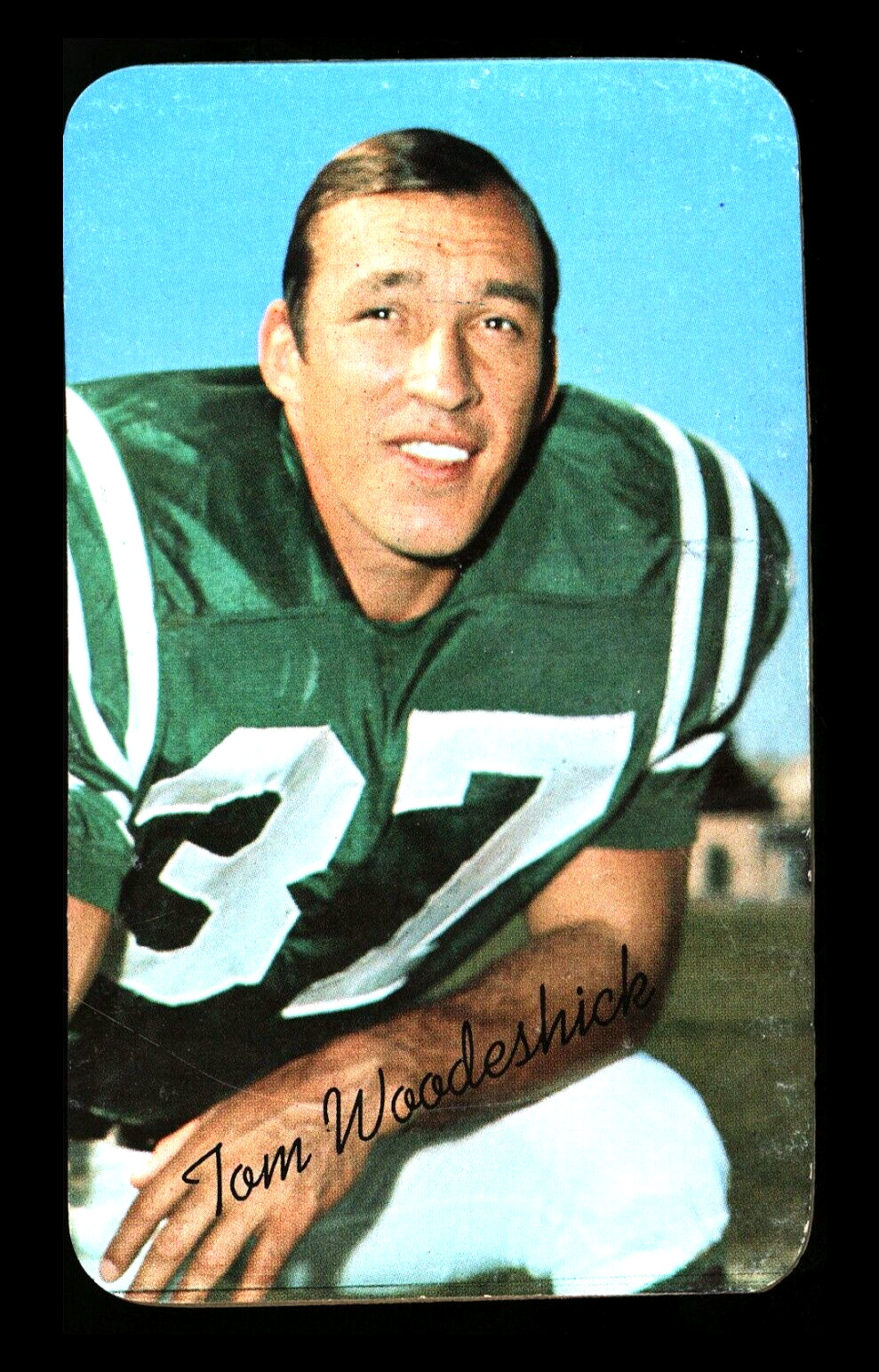 1970 TOPPS SUPER "TOM WOODESHICK" PHILADELPHIA EAGLES #23 COMBINED SHIP!