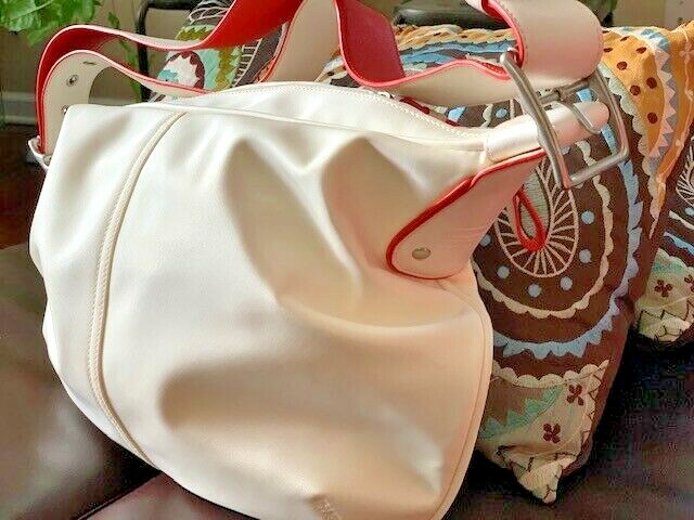 バッグ james.king Coach J3K 6256 White Large Hobo Shoulderbag & Dust bag