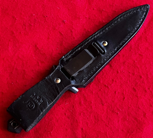 UNITED CUTLERY COLT CT8 BLACK DIAMOND LIBERATOR KNIFE W/LEATHER BELT SHEATH USA - Picture 15 of 17
