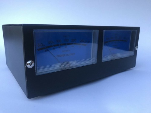 McIntosh Style Analog VU Meter Blue Studio HI FI RMS All Aluminium Enclosure - Picture 3 of 24