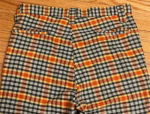 Vintage 60’s Herren 31x34 Bell Bottom Slacks Rockabilly Hose Pants Disco - Bild 9 von 10