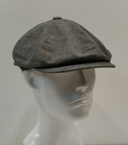 Casquette Peaky Blinders Prince de Galles Gris Coton Made IN Italy Taille, 54 - Bild 2 von 6