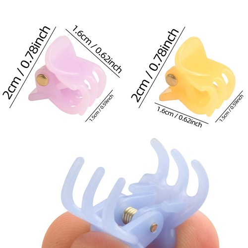 48pcs Mini Hair Claw Clips for Women Girls, Small Tiny Hair Clips Claws Little - Picture 4 of 4
