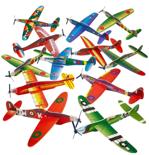 1xPc 12cm Kids Toys Hand Throw Plane Launch Flying Glider Foam Aircraft Airplane - Picture 3 of 6