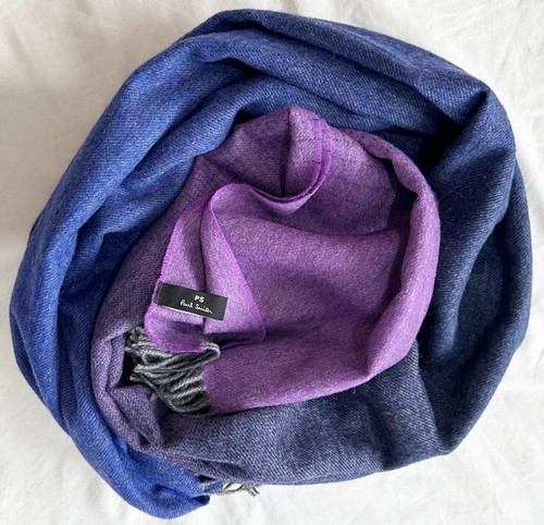 BUFANDA MULTICOLOR PAUL SMITH SUAVE SUAVE NUEVA CON ETIQUETAS hecha en Inglaterra - Imagen 15 de 16