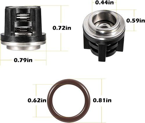 Kit de válvula de retención AR1828 para Annovi Reverberi RRV RKV RKW RKA Mi-T-M 70 modelo 18 mm - Imagen 8 de 8