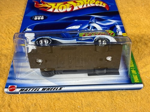 H10-89 HOT WHEELS TREASURE HUNT - PANOZ LMP-1 ROADSTER - 2002 - BLUE - #006 -NIB - Bild 7 von 11