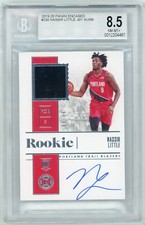 2019-20 Panini Encased #230 Nassir Little Rookie Jersey Auto #84/99 BGS 9