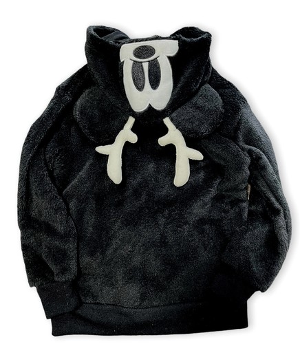 Disney Parks Mickey Mouse Christmas Hoodie w/Ears Full Zip Pockets Child Size S - Picture 3 of 7