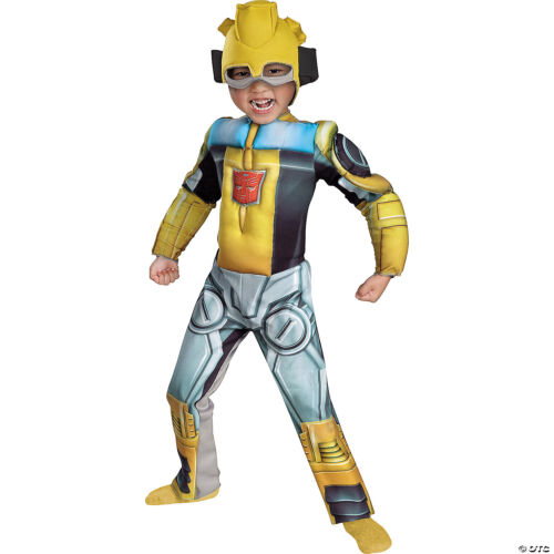 Boy's Bumblebee Rescue Bot Toddler Muscle Costume - Afbeelding 1 van 1