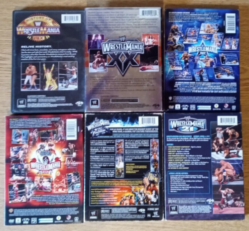 WWE WrestleMania DVD Lot of 6 16 discs - Picture 4 of 11