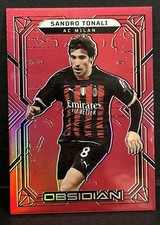 2022-23 Panini Obsidian FIFA AC Milan Sandro Tonali Red Electric Flood /10