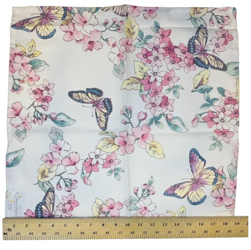 Lenox Schmetterlingswiese Blumen Serviette 2er Set Tee Party Hochzeit Brunch Special - Bild 9 von 12