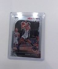 2019-20 Hoops Premium Stock Silver Prizm Keldon Johnson #224 RC Spurs