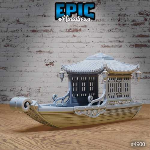 Eastern Boats | Legends of the East | Epic Miniatures | D&D Tabletop Miniature - Picture 5 of 6