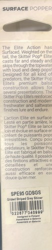 RAPALA SKITTER POP ELITE 95 TOPWATER POPPER 5/8OZ BASS FISHING LURE - GDSGS - Picture 5 of 10