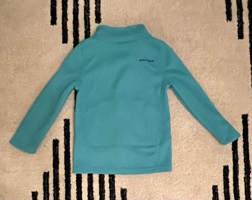 Spyder Bandit Jacket Green With Blue Sweater Jacket Coat Youth Girls 7/8 - Picture 5 of 8