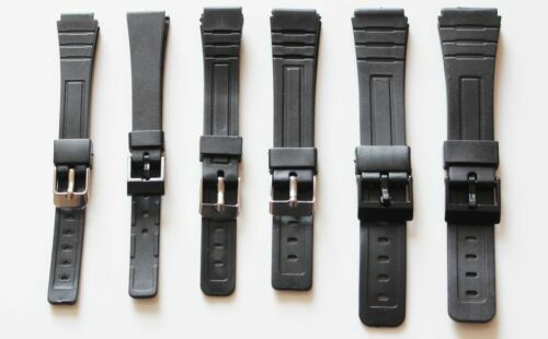 Govberg Jewelers Black Leather Strap with Buckle 18mm x 15mm eBay