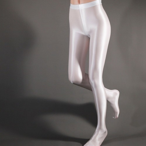 Yoga Leggings Plus Shiny Transparent Shiny Size Pants Crotch Stirrup Ultra-Thin - Picture 9 of 23