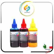 Ricarica inchiostri KIT 3 da 100ml stampanti Brother Canon Epson HP