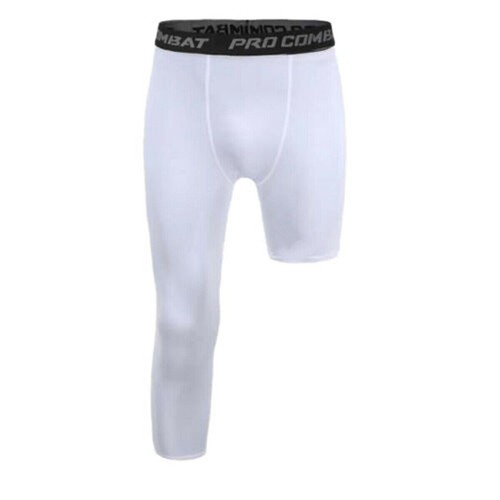 Herren Einbein Kompression 3/4 Capri Strumpfhose Sport Basketball Basisschicht - Bild 4 von 16