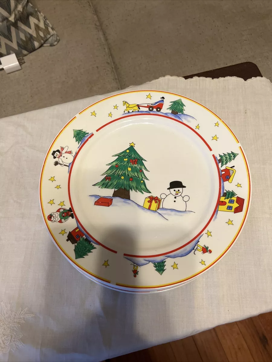 Antique christmas plates cheap